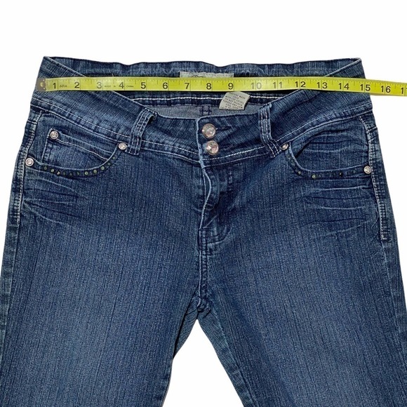 BOTIN Faded Dark Wash Denim Blue Skinny Jeans - Picture 4 of 11